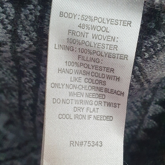 SKYR Wool Blend mid-weight‎ hooded Jacket zip off hood Women's Size S - Picture 15 of 15